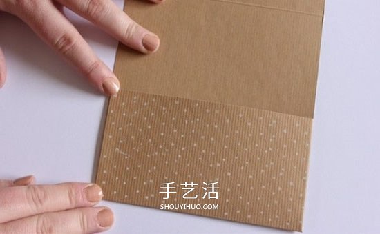 牛皮紙邀請函的折法 也可以拿來當(dāng)信封用 -  rpnrmr.com