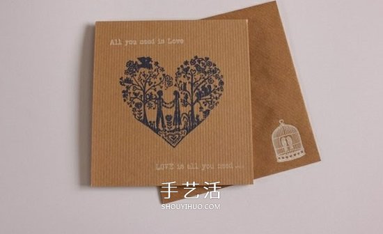 牛皮紙邀請函的折法 也可以拿來當(dāng)信封用 -  rpnrmr.com