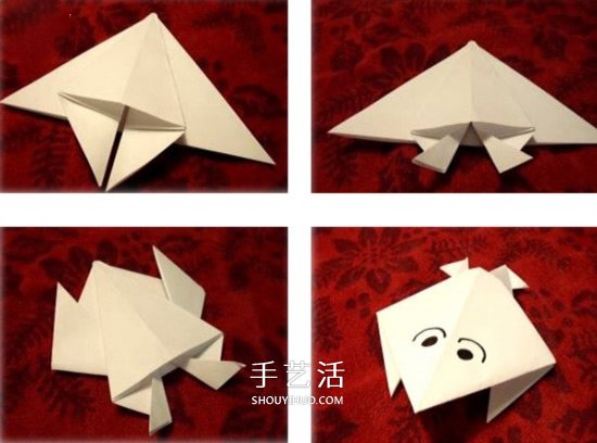 會跳小青蛙的折法圖解 折紙青蛙的簡單教程 -  rpnrmr.com