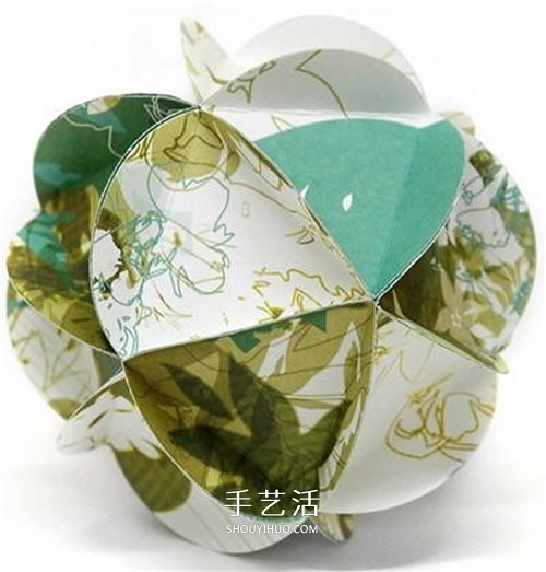 簡(jiǎn)單又漂亮紙花球的做法 節(jié)日掛起來(lái)作為裝飾 -  rpnrmr.com