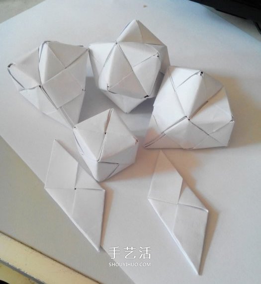 多面立方體的折法圖解 折紙立方體的步驟圖 -  rpnrmr.com