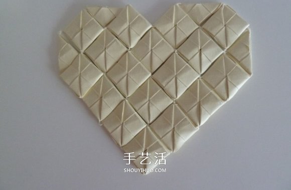 線穿浪漫愛(ài)心的折法 創(chuàng)意情人節(jié)愛(ài)心折紙圖解 -  rpnrmr.com