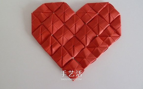 線穿浪漫愛(ài)心的折法 創(chuàng)意情人節(jié)愛(ài)心折紙圖解 -  rpnrmr.com