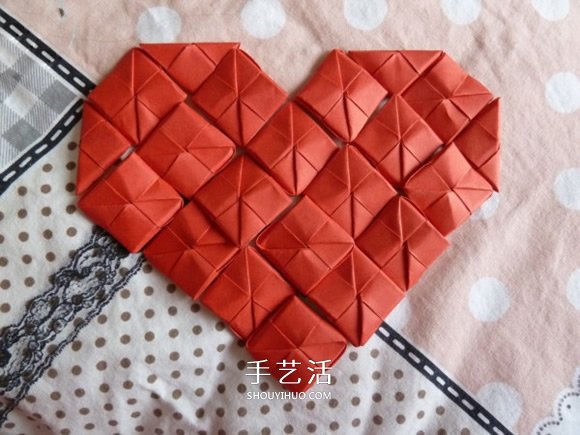 線穿浪漫愛(ài)心的折法 創(chuàng)意情人節(jié)愛(ài)心折紙圖解 -  rpnrmr.com