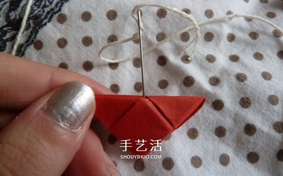 線穿浪漫愛(ài)心的折法 創(chuàng)意情人節(jié)愛(ài)心折紙圖解 -  rpnrmr.com