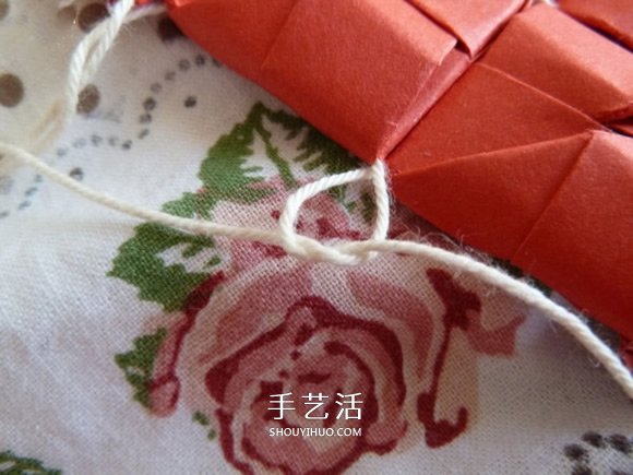 線穿浪漫愛(ài)心的折法 創(chuàng)意情人節(jié)愛(ài)心折紙圖解 -  rpnrmr.com