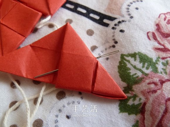 線穿浪漫愛(ài)心的折法 創(chuàng)意情人節(jié)愛(ài)心折紙圖解 -  rpnrmr.com