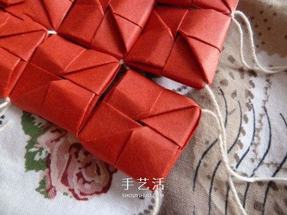 線穿浪漫愛(ài)心的折法 創(chuàng)意情人節(jié)愛(ài)心折紙圖解 -  rpnrmr.com
