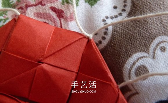 線穿浪漫愛(ài)心的折法 創(chuàng)意情人節(jié)愛(ài)心折紙圖解 -  rpnrmr.com