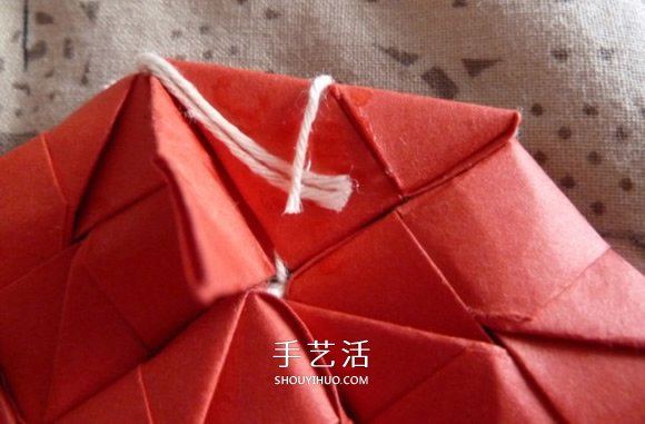 線穿浪漫愛(ài)心的折法 創(chuàng)意情人節(jié)愛(ài)心折紙圖解 -  rpnrmr.com