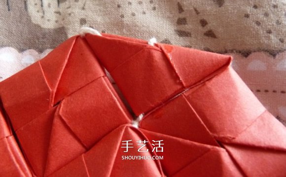 線穿浪漫愛(ài)心的折法 創(chuàng)意情人節(jié)愛(ài)心折紙圖解 -  rpnrmr.com