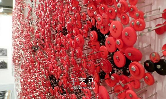 復(fù)雜且有詩(shī)意 利用扣子和釘子DIY制作創(chuàng)意畫(huà) -  rpnrmr.com