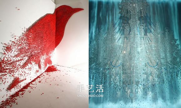 復(fù)雜且有詩(shī)意 利用扣子和釘子DIY制作創(chuàng)意畫(huà) -  rpnrmr.com