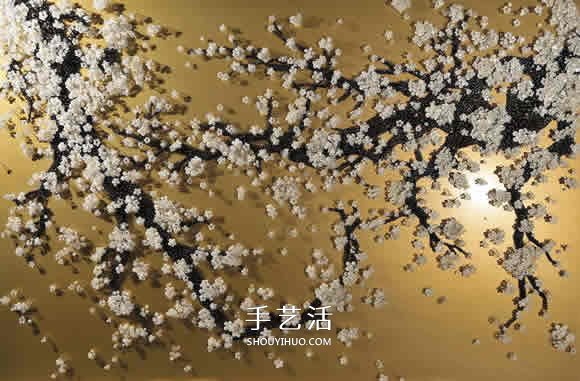 復(fù)雜且有詩(shī)意 利用扣子和釘子DIY制作創(chuàng)意畫(huà) -  rpnrmr.com
