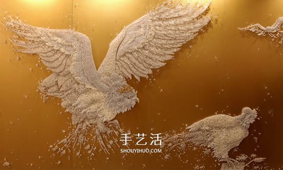復(fù)雜且有詩(shī)意 利用扣子和釘子DIY制作創(chuàng)意畫(huà) -  rpnrmr.com
