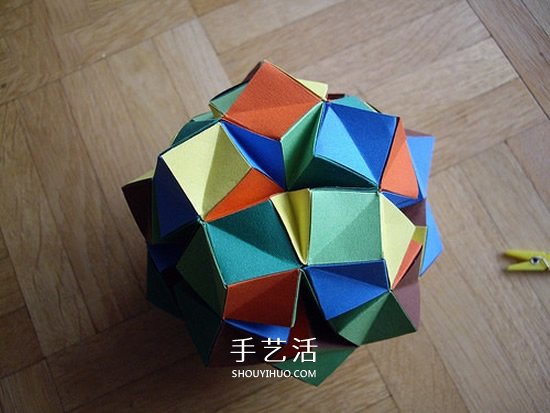 紙球的折法步驟圖片 折紙彩球的詳細(xì)步驟圖 -  rpnrmr.com
