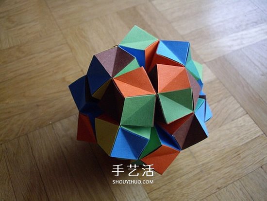 紙球的折法步驟圖片 折紙彩球的詳細(xì)步驟圖 -  rpnrmr.com