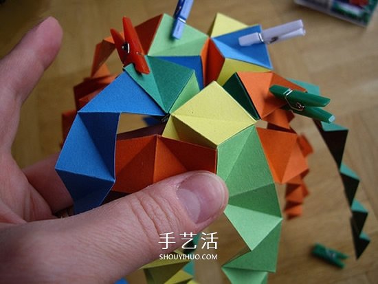 紙球的折法步驟圖片 折紙彩球的詳細(xì)步驟圖 -  rpnrmr.com