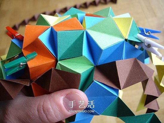 紙球的折法步驟圖片 折紙彩球的詳細(xì)步驟圖 -  rpnrmr.com