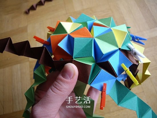 紙球的折法步驟圖片 折紙彩球的詳細(xì)步驟圖 -  rpnrmr.com