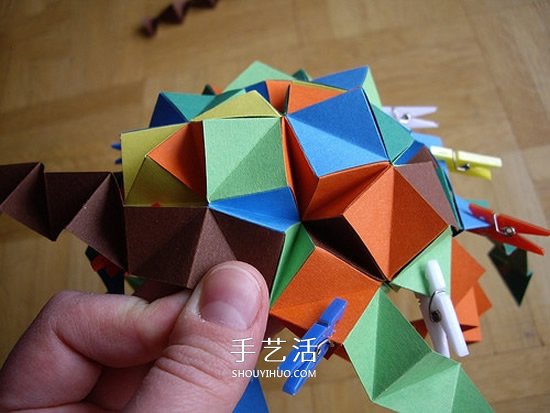 紙球的折法步驟圖片 折紙彩球的詳細(xì)步驟圖 -  rpnrmr.com