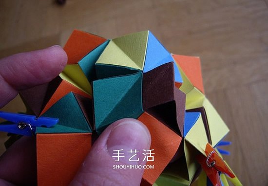 紙球的折法步驟圖片 折紙彩球的詳細(xì)步驟圖 -  rpnrmr.com
