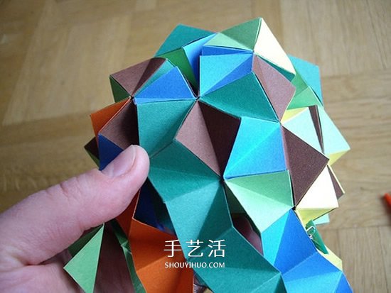紙球的折法步驟圖片 折紙彩球的詳細(xì)步驟圖 -  rpnrmr.com