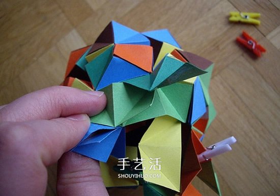 紙球的折法步驟圖片 折紙彩球的詳細(xì)步驟圖 -  rpnrmr.com
