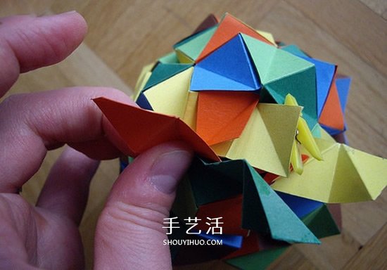 紙球的折法步驟圖片 折紙彩球的詳細(xì)步驟圖 -  rpnrmr.com
