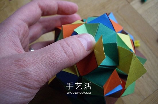 紙球的折法步驟圖片 折紙彩球的詳細(xì)步驟圖 -  rpnrmr.com