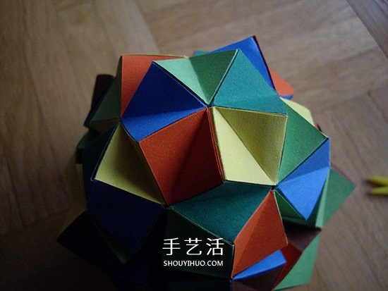 紙球的折法步驟圖片 折紙彩球的詳細(xì)步驟圖 -  rpnrmr.com