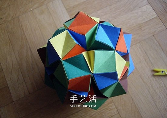 紙球的折法步驟圖片 折紙彩球的詳細(xì)步驟圖 -  rpnrmr.com