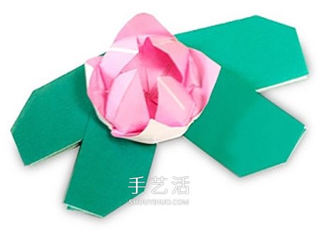 簡單蓮花的折紙方法圖解 含花朵和葉子的折法 -  rpnrmr.com