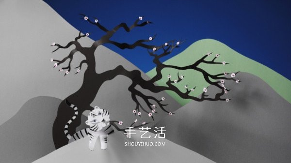 清新剪紙雕塑作品 帶你進(jìn)入有趣的紙之世界 -  rpnrmr.com