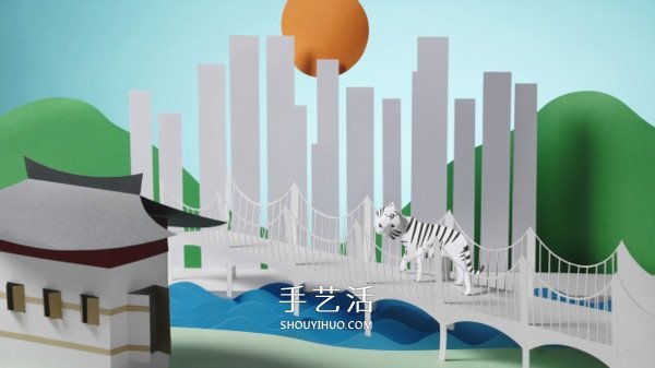 清新剪紙雕塑作品 帶你進(jìn)入有趣的紙之世界 -  rpnrmr.com