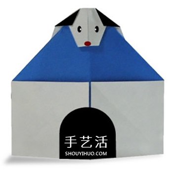 簡(jiǎn)單狗窩的折紙方法 幼兒折狗窩的圖解教程 -  rpnrmr.com