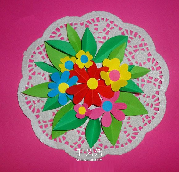 教師節(jié)禮物花盤(pán)制作 卡紙手工制作漂亮花盤(pán) -  rpnrmr.com