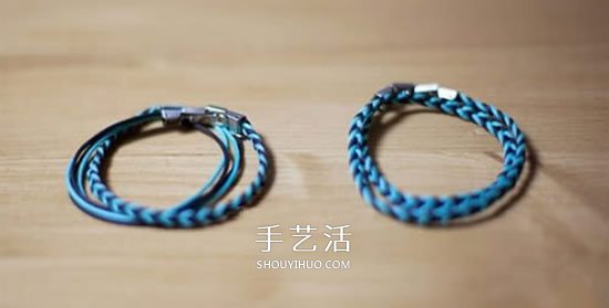 四股繩手鏈編法圖解 四根繩子編手鏈的教程 -  rpnrmr.com