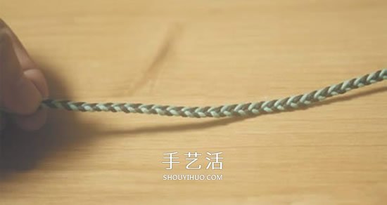 四股繩手鏈編法圖解 四根繩子編手鏈的教程 -  rpnrmr.com
