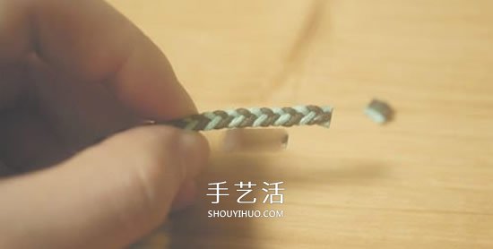 四股繩手鏈編法圖解 四根繩子編手鏈的教程 -  rpnrmr.com