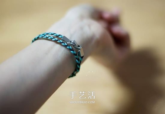 四股繩手鏈編法圖解 四根繩子編手鏈的教程 -  rpnrmr.com