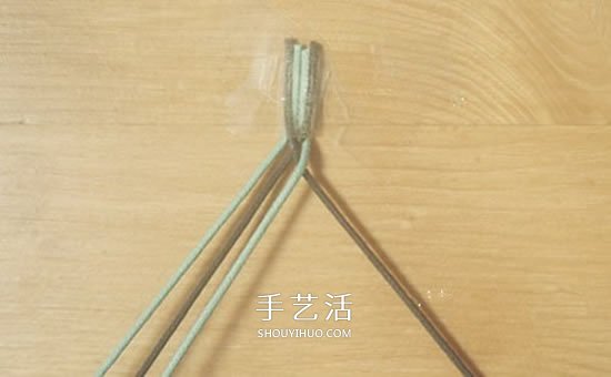 四股繩手鏈編法圖解 四根繩子編手鏈的教程 -  rpnrmr.com