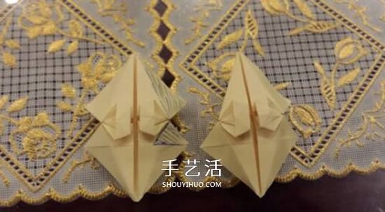 漂亮立體雨傘折紙圖解 紙雨傘的折法步驟圖 -  rpnrmr.com