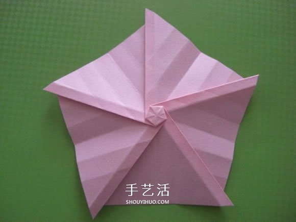 福山玫瑰折法圖解教程 清晰大圖福山玫瑰折紙 -  rpnrmr.com
