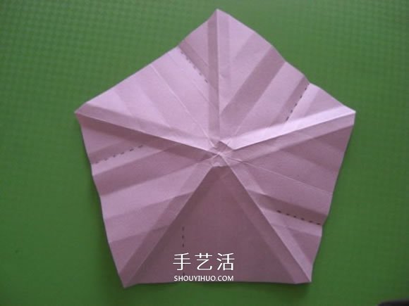 福山玫瑰折法圖解教程 清晰大圖福山玫瑰折紙 -  rpnrmr.com