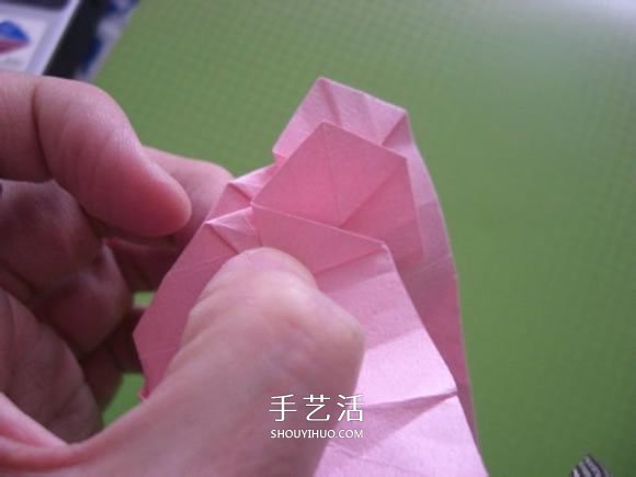 福山玫瑰折法圖解教程 清晰大圖福山玫瑰折紙 -  rpnrmr.com