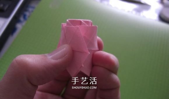 福山玫瑰折法圖解教程 清晰大圖福山玫瑰折紙 -  rpnrmr.com