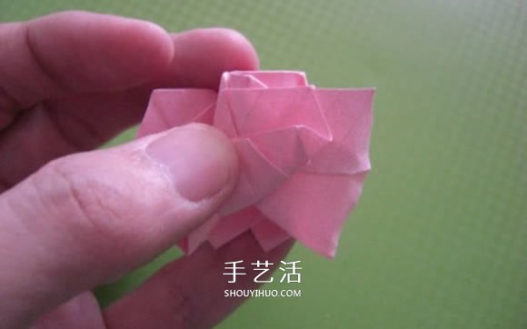 福山玫瑰折法圖解教程 清晰大圖福山玫瑰折紙 -  rpnrmr.com