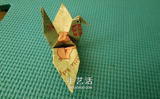 千紙鶴怎么折的教程 手工折紙千紙鶴步驟圖 -  rpnrmr.com