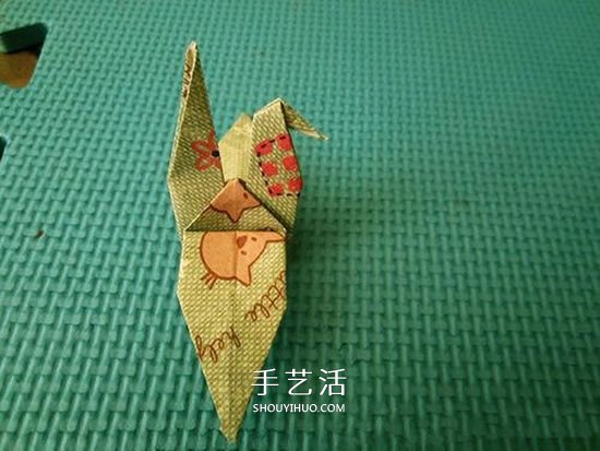 千紙鶴怎么折的教程 手工折紙千紙鶴步驟圖 -  rpnrmr.com